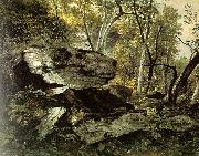 Asher Brown Durand Study from Rocks and Trees oil painting artist